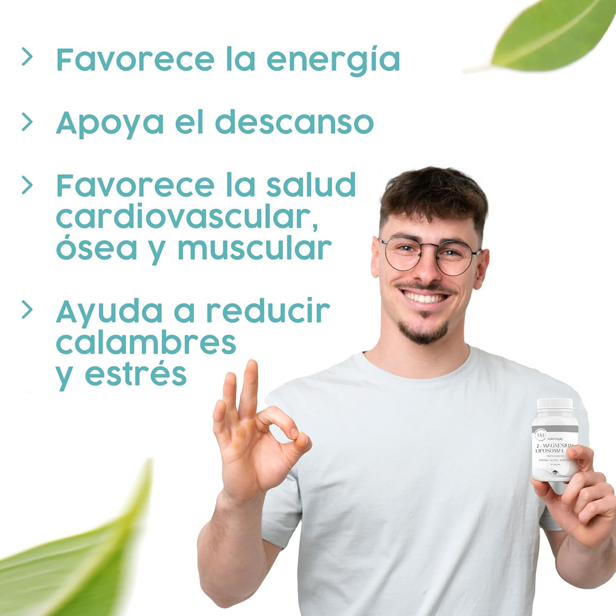 Citrato de Magnesio Liposomal + Bisglicinato de Magnesio Liposomado con Vitamina B6
