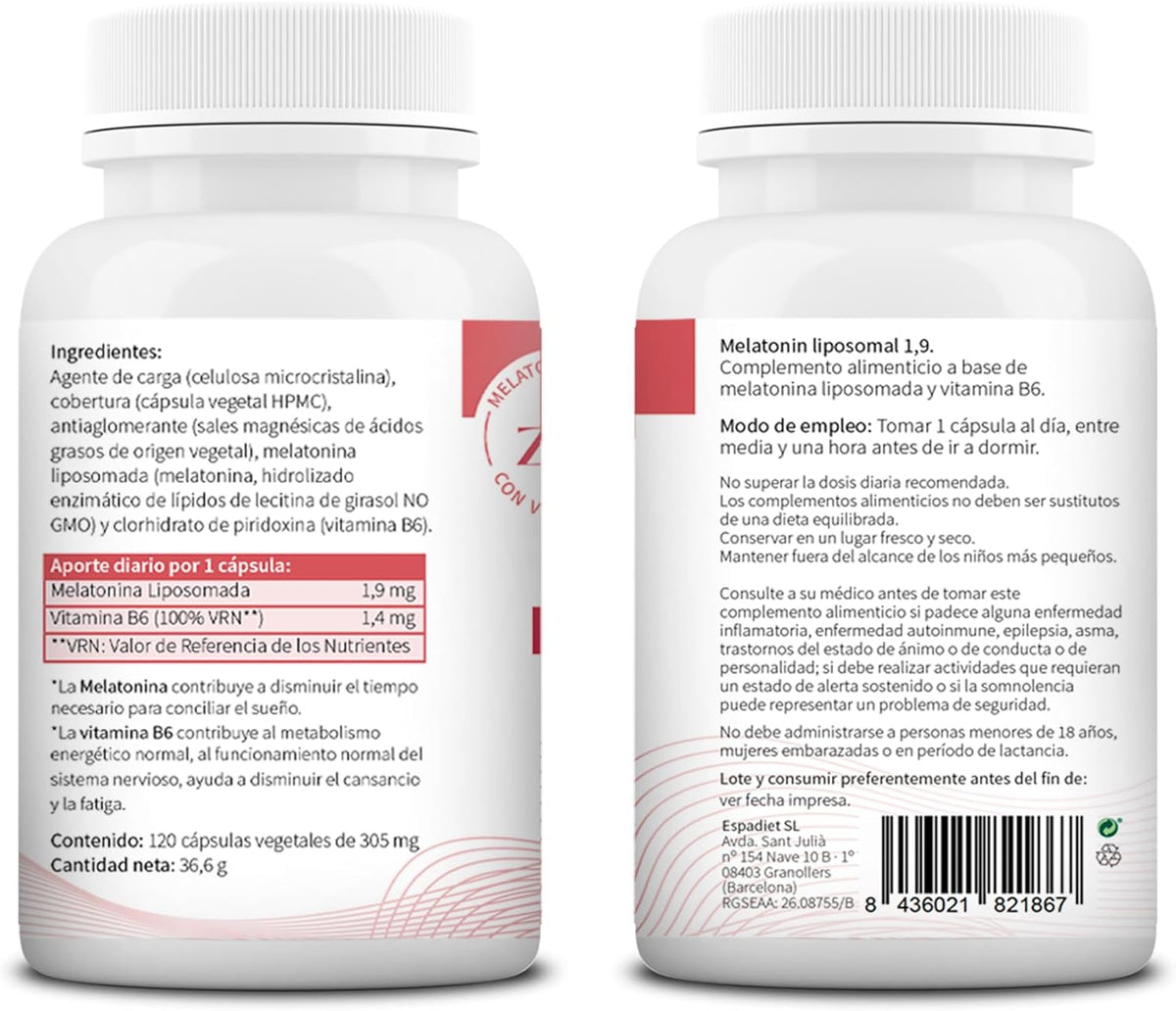 MELATONIN LIPOSOMAL 1,9