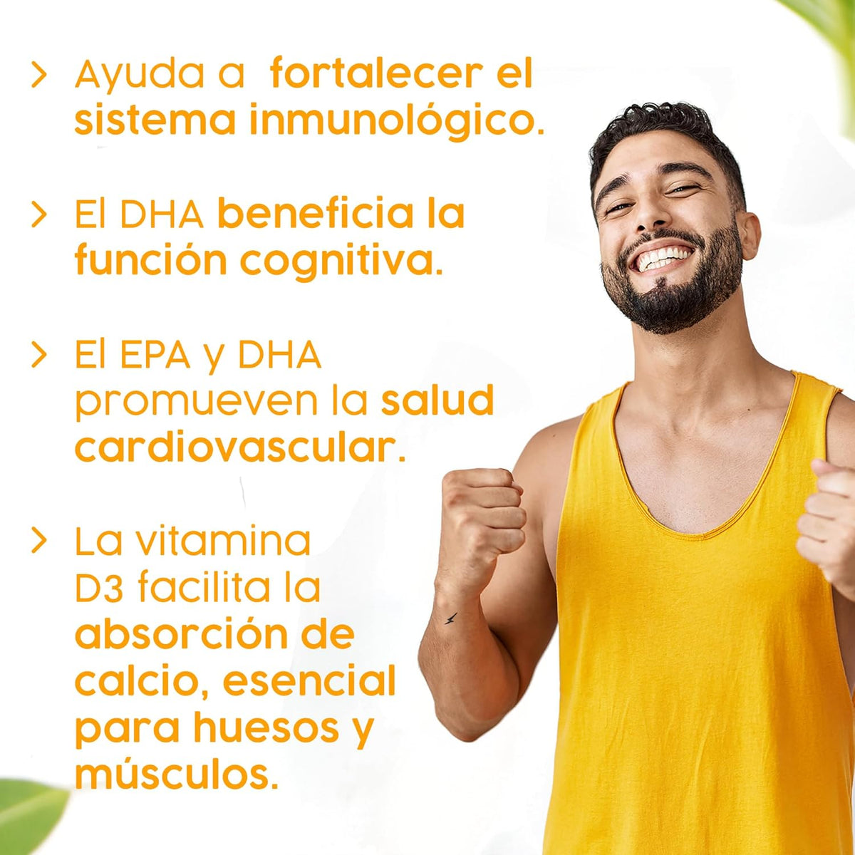 MEGA D3 1000 MG OMEGA 3 + 4000 UI VITAMINA D3
