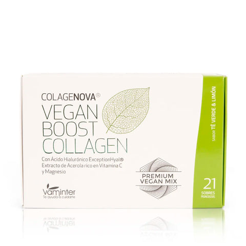 Colagenova Vegan Collagen Boost Limon Te Verde 21 Sobres